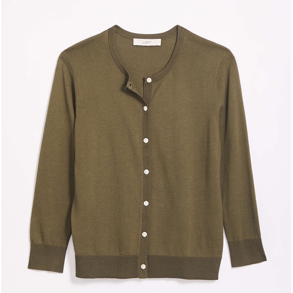 LOFT Petite 3/4 Sleeve Cardigan